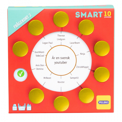 Smart 10: Junior - Frågekort 2 i gruppen SÄLLSKAPSSPEL / Spelserier / Smart 10 hos Spelexperten (40860508)
