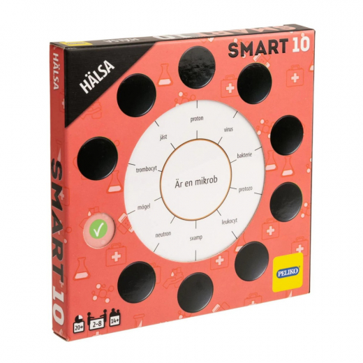 Smart 10: Frågekort Hälsa (Exp.) i gruppen SÄLLSKAPSSPEL / Spelserier / Smart 10 hos Spelexperten (40860509)