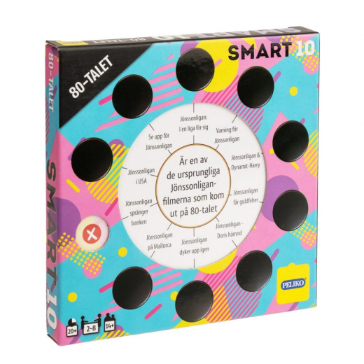 Smart 10: Frågekort 80-talet (Exp.) i gruppen SÄLLSKAPSSPEL / Spelserier / Smart 10 hos Spelexperten (40860510)