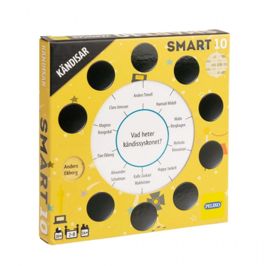 Smart 10: Frågekort Kändisar (Exp.) i gruppen SÄLLSKAPSSPEL / Spelserier / Smart 10 hos Spelexperten (40860511)