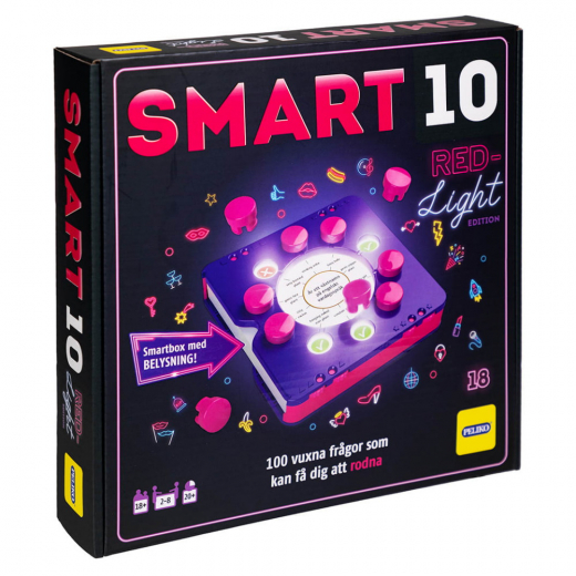 Smart 10 Red-Light Edition (Swe) i gruppen SÄLLSKAPSSPEL hos Spelexperten (40860514)