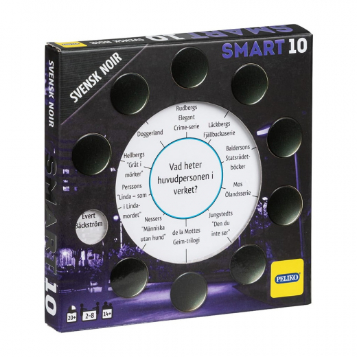 Smart 10: Frågekort Svensk Noir (Exp.) i gruppen SÄLLSKAPSSPEL / Spelserier / Smart 10 hos Spelexperten (40860520)