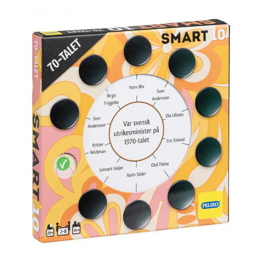 Smart 10: Frågekort 70-Talet (Exp.) i gruppen SÄLLSKAPSSPEL / Spelserier / Smart 10 hos Spelexperten (40860523)