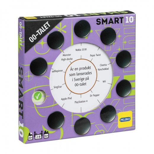 Smart 10: Frågekort 00-Talet (Exp.) i gruppen SÄLLSKAPSSPEL / Spelserier / Smart 10 hos Spelexperten (40860524)
