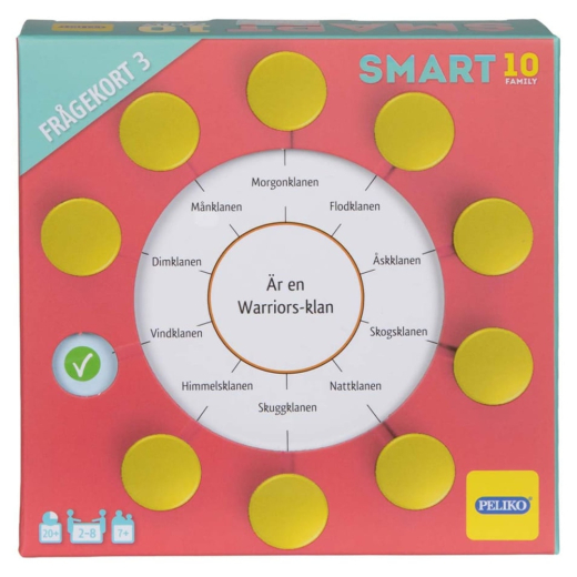 Smart 10: Junior - Frågekort 3 i gruppen SÄLLSKAPSSPEL / Spelserier / Smart 10 hos Spelexperten (40860531)