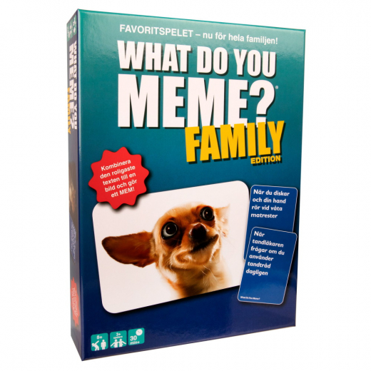 What Do You Meme? Family Edition (Swe) i gruppen SÄLLSKAPSSPEL / Familjespel hos Spelexperten (40860607)