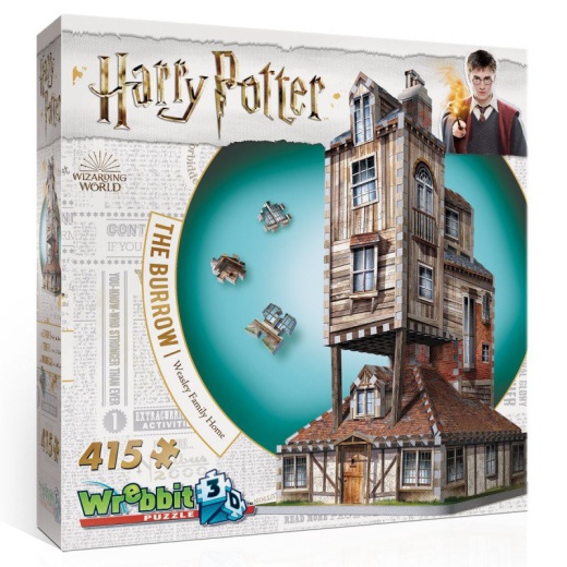 Wrebbit 3D - The Burrow - Weasley Family Home 415 bitar i gruppen PUSSEL / 3D pussel hos Spelexperten (40970004)