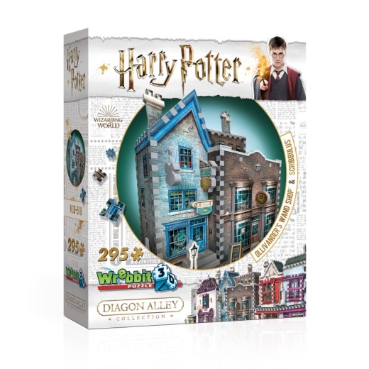 Wrebbit 3D - Ollivander's Wand Shop & Scribbulus 295 Bitar i gruppen PUSSEL / 3D pussel hos Spelexperten (40970006)