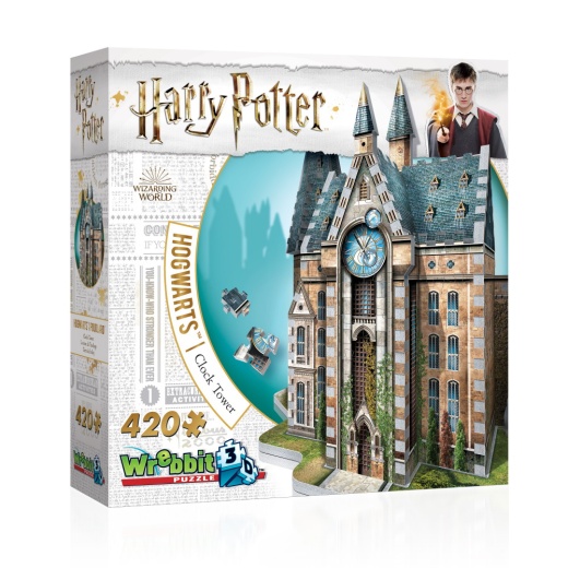 Wrebbit 3D - Harry Potter Hogwarts Clock Tower 420 bitar i gruppen PUSSEL / 3D pussel hos Spelexperten (40970014)