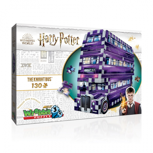 Wrebbit 3D - Harry Potter The Knight Bus 130 Bitar i gruppen PUSSEL / 3D pussel hos Spelexperten (40970015)