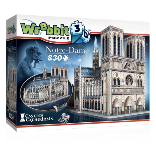 Wrebbit Notre-Dame 830 Bitar i gruppen PUSSEL / 3D pussel hos Spelexperten (40970036)