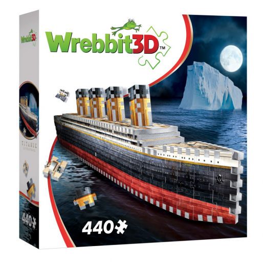 Wrebbit 3D - Titanic 440 bitar i gruppen PUSSEL / 3D pussel hos Spelexperten (40970037)
