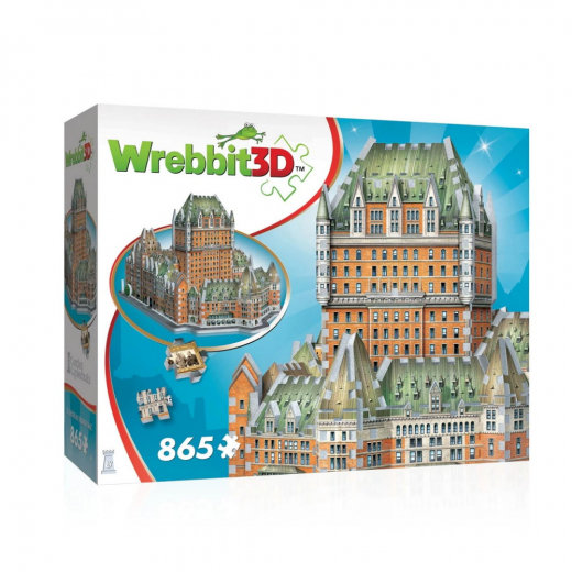 Wrebbit 3D - Chateau Frontenac 865 Bitar i gruppen PUSSEL / 3D pussel hos Spelexperten (40970045)
