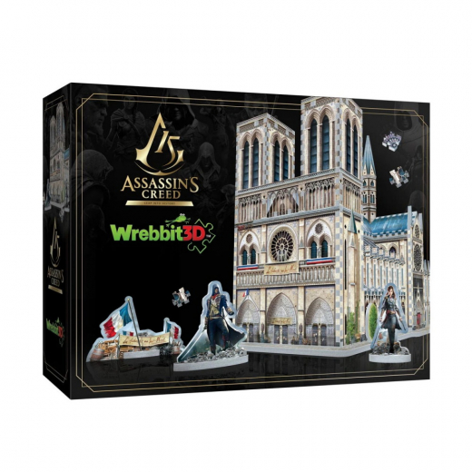 Wrebbit 3D - Assassin's Creed Notre Dame 860 Bitar i gruppen PUSSEL / 3D pussel hos Spelexperten (40970048)