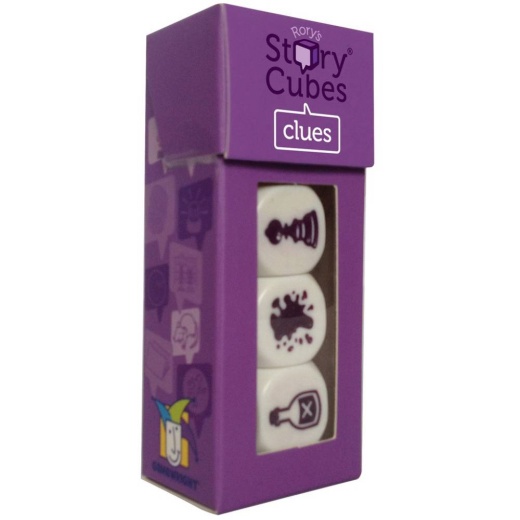 Rory's Story Cubes: Clues i gruppen SÄLLSKAPSSPEL / Familjespel hos Spelexperten (41003310)