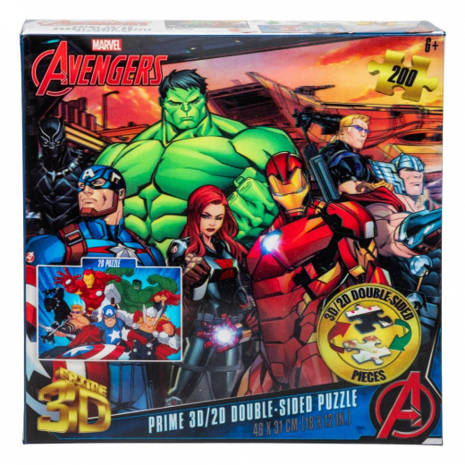 Pussel - Marvel Avengers, 200 Bitar i gruppen PUSSEL / Barnpussel hos Spelexperten (41040017-02)
