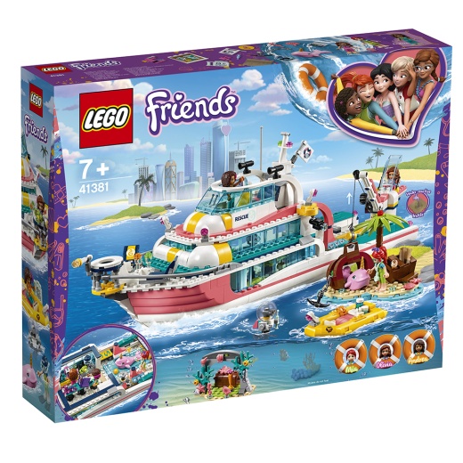 LEGO Friends - Räddningsbåt 41381 i gruppen  hos Spelexperten (41381)