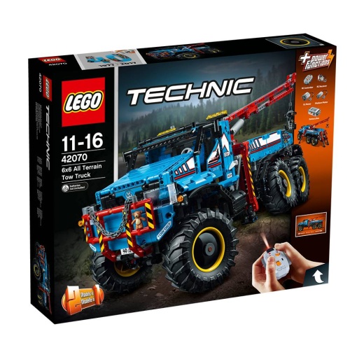 LEGO Technic - Terränggående 6x6-bärgningsbil 42070 i gruppen  hos Spelexperten (42070)