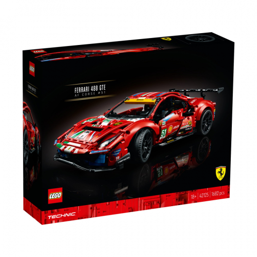 LEGO Technic - Ferrari 488 GTE “AF Corse #51” i gruppen  hos Spelexperten (42125)