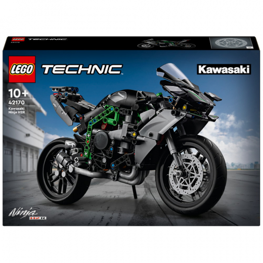 LEGO Technic - Kawasaki Ninja H2R Motorcykel i gruppen LEKSAKER / LEGO / LEGO Technic hos Spelexperten (42170)