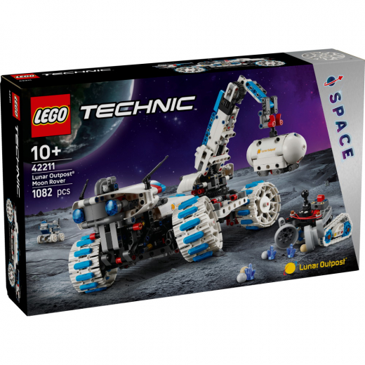 LEGO Technic - Lunar Outpost månrover rymdfordon i gruppen LEKSAKER / LEGO / LEGO Technic hos Spelexperten (42211)