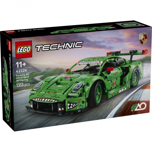 LEGO Technic - Porsche 911 GT3 R REXY AO Racing Racerbil i gruppen LEKSAKER / LEGO / LEGO Technic hos Spelexperten (42224)