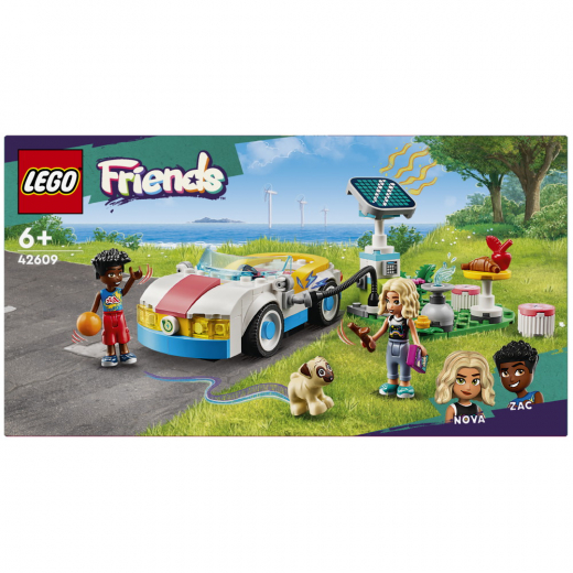 LEGO Friends - Elbil och laddstation i gruppen LEKSAKER / LEGO / LEGO Friends hos Spelexperten (42609)