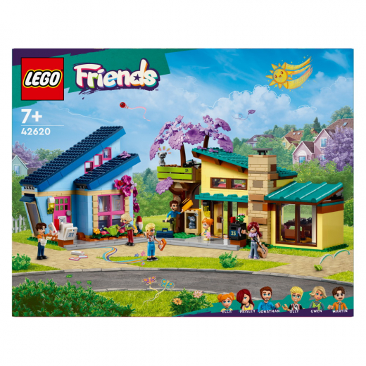 LEGO Friends - Ollys och Paisleys familjehus i gruppen LEKSAKER / LEGO / LEGO Friends hos Spelexperten (42620)