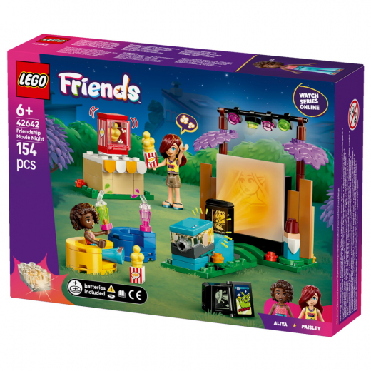 LEGO Friends - Filmkväll med vänner i gruppen LEKSAKER / LEGO / LEGO Friends hos Spelexperten (42642)