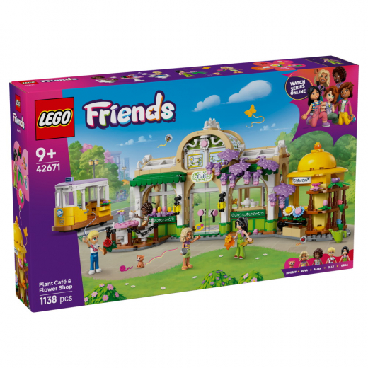 LEGO Friends - Växtkafé & blomsteraffär i gruppen LEKSAKER / LEGO / LEGO Friends hos Spelexperten (42671)