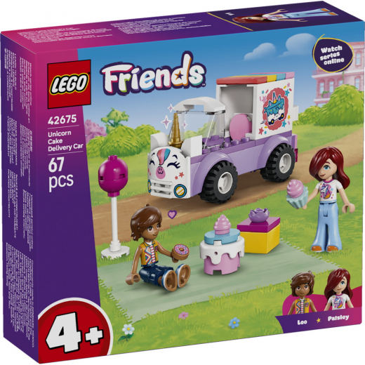 LEGO Friends - Enhörningsbil För Tårtleveranser i gruppen LEKSAKER / LEGO / LEGO Friends hos Spelexperten (42675)