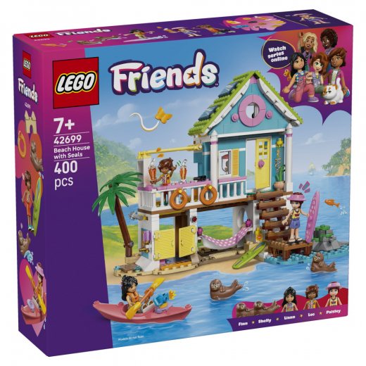 LEGO Friends - Strandhus Med Sälar i gruppen LEKSAKER / LEGO / LEGO Friends hos Spelexperten (42699)