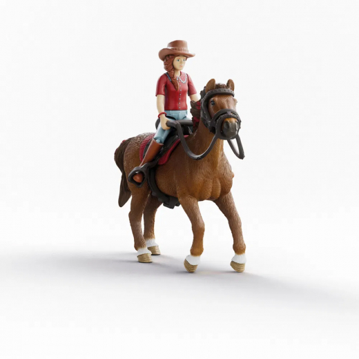 Schleich Horse Club Hannah & Cayenne i gruppen LEKSAKER / Figurer och lekset / Schleich hos Spelexperten (42711)