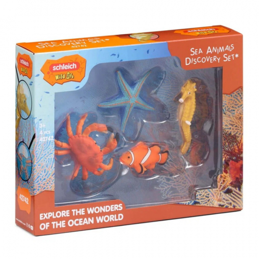 Schleich - Sea Animals Discovery Set i gruppen LEKSAKER / Figurer och lekset / Schleich hos Spelexperten (42742)