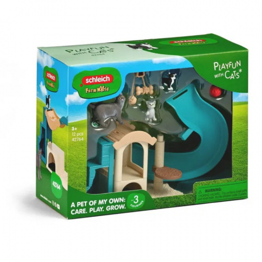 Schleich Playfun for cats i gruppen LEKSAKER / Figurer och lekset / Schleich hos Spelexperten (42764)