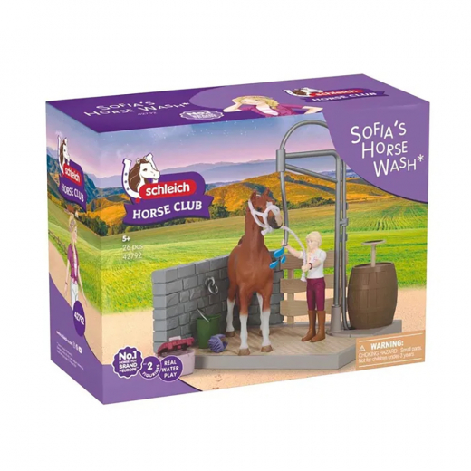 Schleich Sofia’s Horse Wash i gruppen LEKSAKER / Figurer och lekset / Schleich hos Spelexperten (42792)