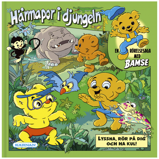 Bamse Rörelsesaga - Härmapor i djungeln i gruppen LEKSAKER / Barnböcker hos Spelexperten (430743)