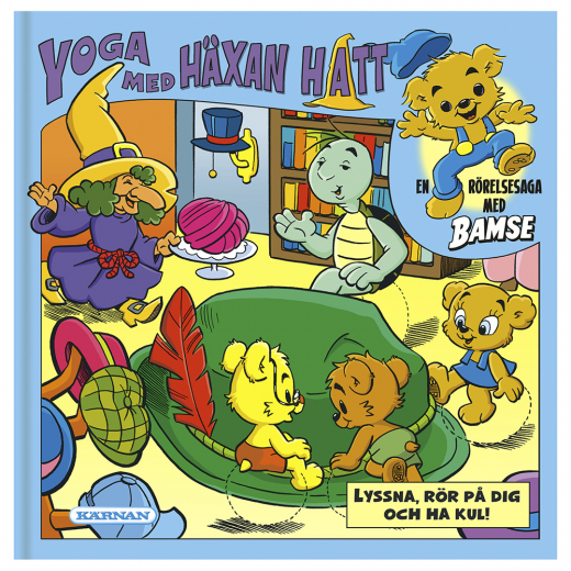 Bamse Rörelsesaga - Yoga med häxans hatt i gruppen LEKSAKER / Barnböcker hos Spelexperten (430748)