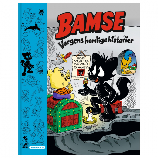 Bok - Bamse Vargens Hemliga Historier i gruppen LEKSAKER / Barnböcker / Bamse hos Spelexperten (430923)