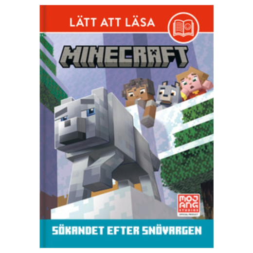 Bok: Minecraft Lätt att läsa - Sökandet efter snövargen i gruppen LEKSAKER / Barnböcker hos Spelexperten (430964)