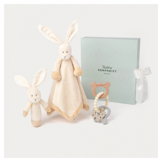 Teddykompaniet Diinglisar - Presentlåda med Beige Kanin i gruppen LEKSAKER / Barn & baby / Barn & babyleksaker hos Spelexperten (4313)