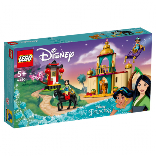 LEGO Disney Princess - Jasmine och Mulans äventyr i gruppen LEKSAKER / LEGO / LEGO Disney hos Spelexperten (43208)