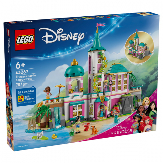 LEGO Disney - Princess Prinsesslott och kungliga husdjur i gruppen LEKSAKER / LEGO / LEGO Disney hos Spelexperten (43267)