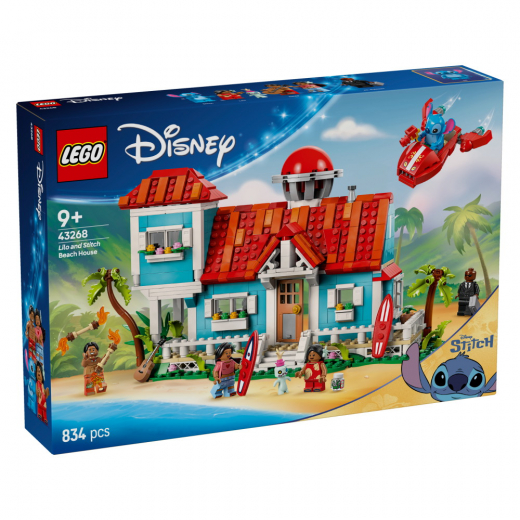 LEGO Disney - Lilo och Stitch Strandhus i gruppen LEKSAKER / LEGO / LEGO Disney hos Spelexperten (43268)
