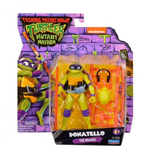 Turtles Mutant Mayhem Basic Figures Donatello i gruppen LEKSAKER / Figurer och lekset / Turtles hos Spelexperten (46-83282)