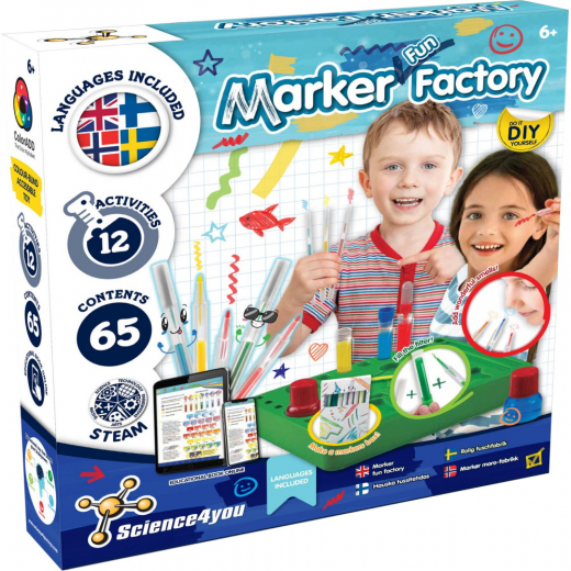 Sience4you Marker Fun Factory i gruppen LEKSAKER / Experiment & teknik hos Spelexperten (48025017)