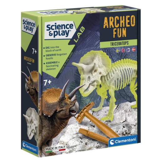Science & Play Utgrävningsserie Triceratops i gruppen  hos Spelexperten (48078780)