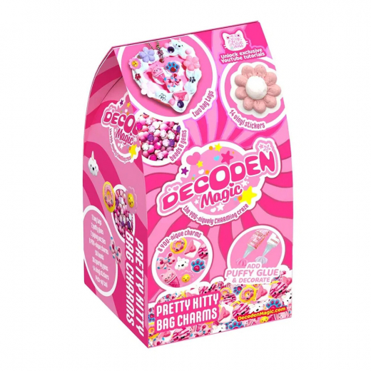 Decoden Magic Mini Pretty Kitty Bag Charms i gruppen LEKSAKER / Skapa & måla / Decoden Magic hos Spelexperten (481-0130)
