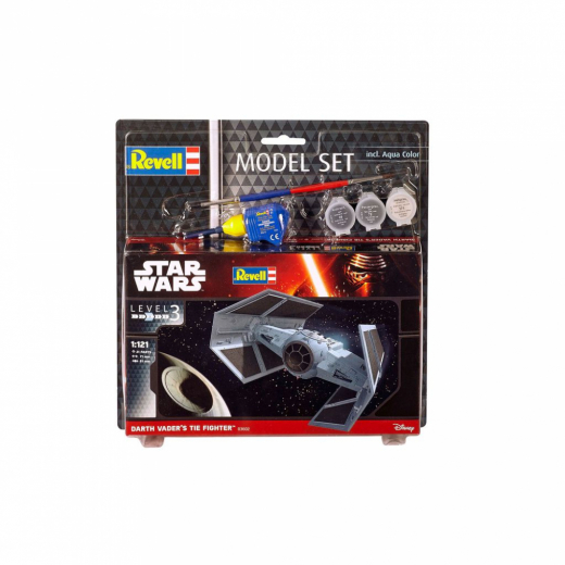 Revell Star Wars - Darth Vader's Tie Fighter 1:121 - 21 Bitar i gruppen PUSSEL / Modellbyggen / Revell / Star Wars hos Spelexperten (50489102-DVTF)