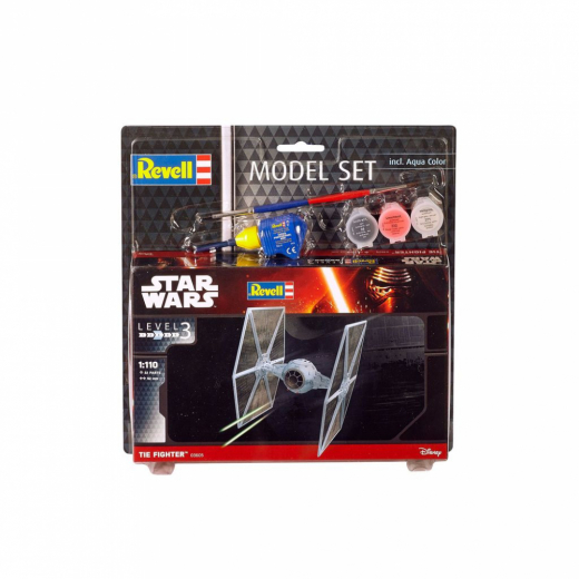 Revell Star Wars - Tie Fighter 1:110 - 22 Bitar i gruppen PUSSEL / Modellbyggen hos Spelexperten (50489102-TF)